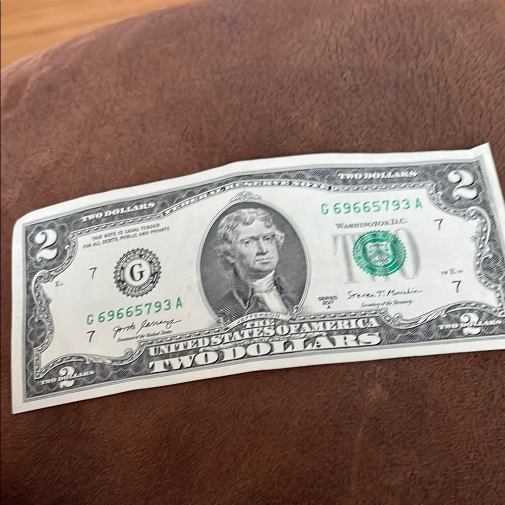 Collectible Two Dollar Bill